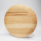 Solid Hard Wood 7" Wormy Maple Disc Golf Shaped Plaque