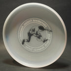 Wham-O North American Series 1978 Frisbee, 40 Mold Clear Disc Black Marini Design 119g