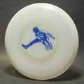 Wham-O 1976 North American Series 50 Mold Disc, Clear w/ Gold Blue Jimmy, 141g