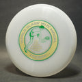 Wham-O 1981 North American Series 52A E Mold Disc,  Clear w/ Green Tompkins 141g