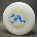 Wham-O North American Series 1978 Frisbee, 40 Mold Clear w/ Blue Marini Design 119g