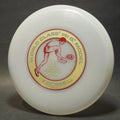 Wham-O 1981 North American Series 52A E Mold Disc,  Clear w/ Red Tompkins 141g