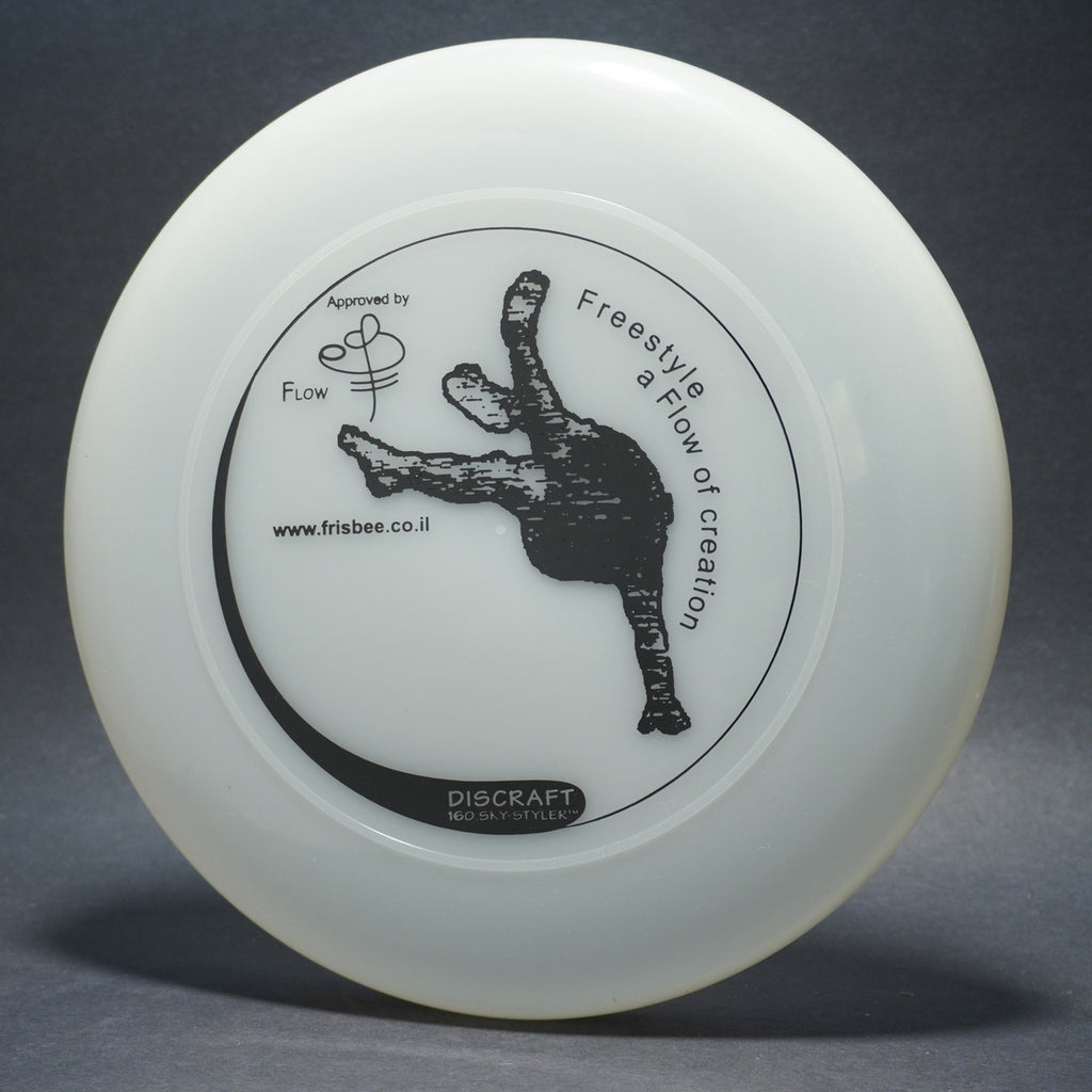 Sky-Styler www.frisbee.co.il Freestyle a Flow of Creation Clear w/ Black Matte - T2000s - Top View