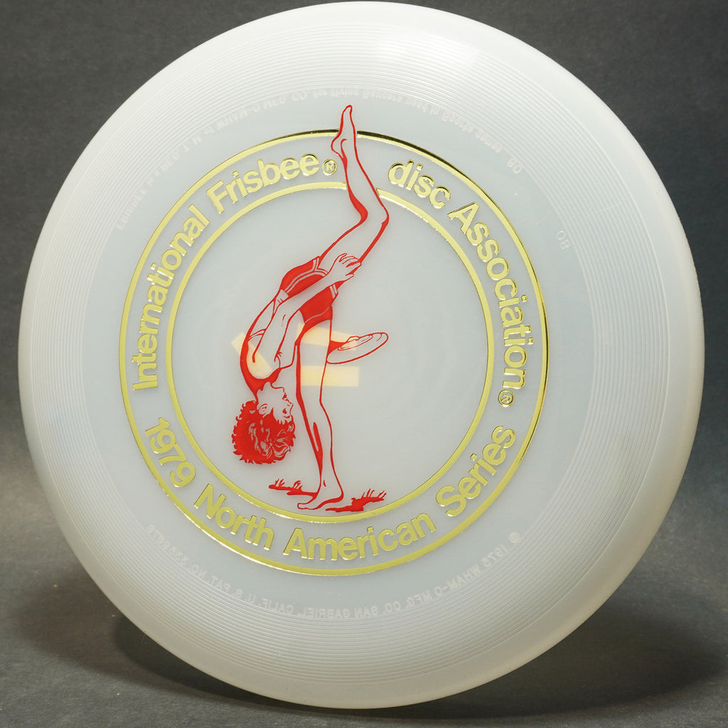 Wham-O 1979 North American Series 80 Mold Disc, Clear w/ Red Cahow 165g