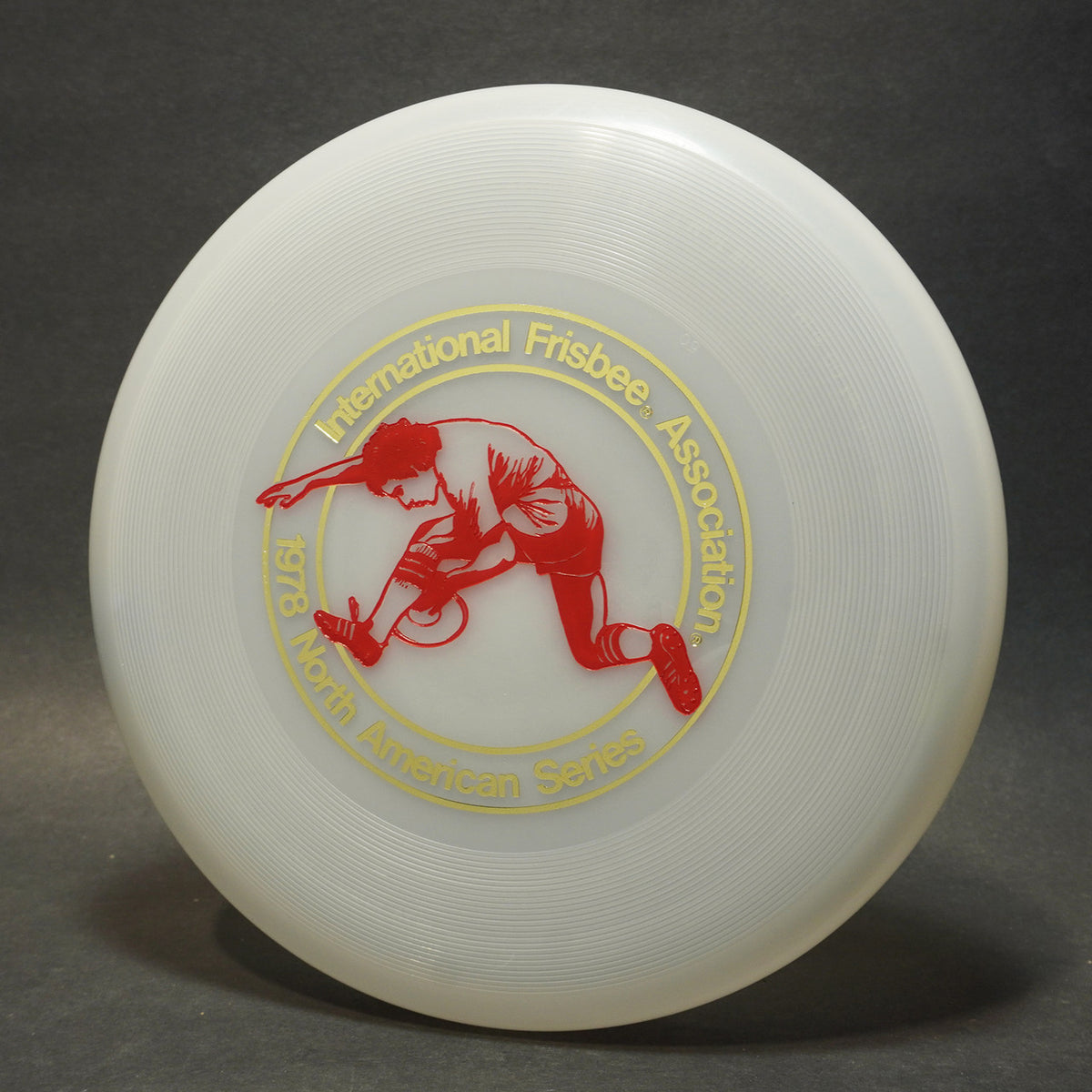 Wham-O 1978 North American Series Disc, 50 Mold Clear w/ Red Marini 141g #2