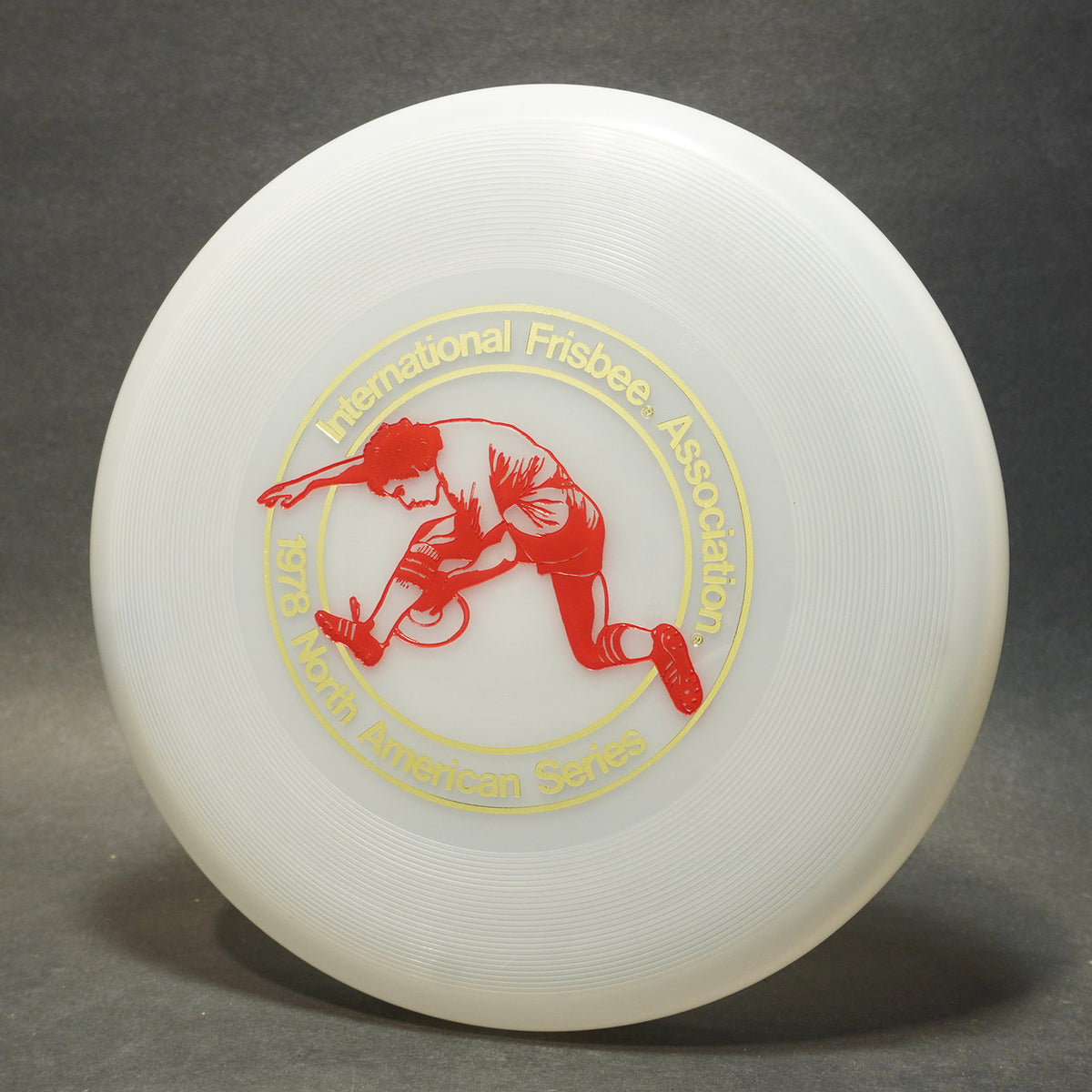 Wham-O 1978 North American Series Disc, 50 Mold Clear w/ Red Marini 141g #2