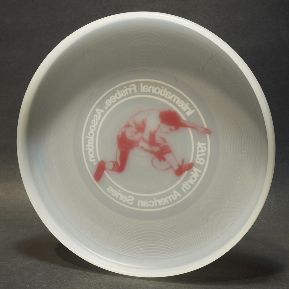 Wham-O 1978 North American Series Disc, 50 Mold Clear w/ Red Marini 141g #2