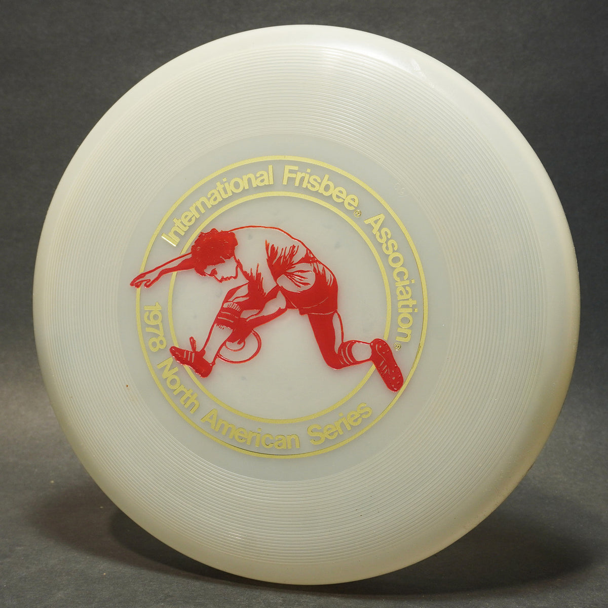 Wham-O 1978 North American Series Disc, 50 Mold Clear w/ Red Marini 141g #4