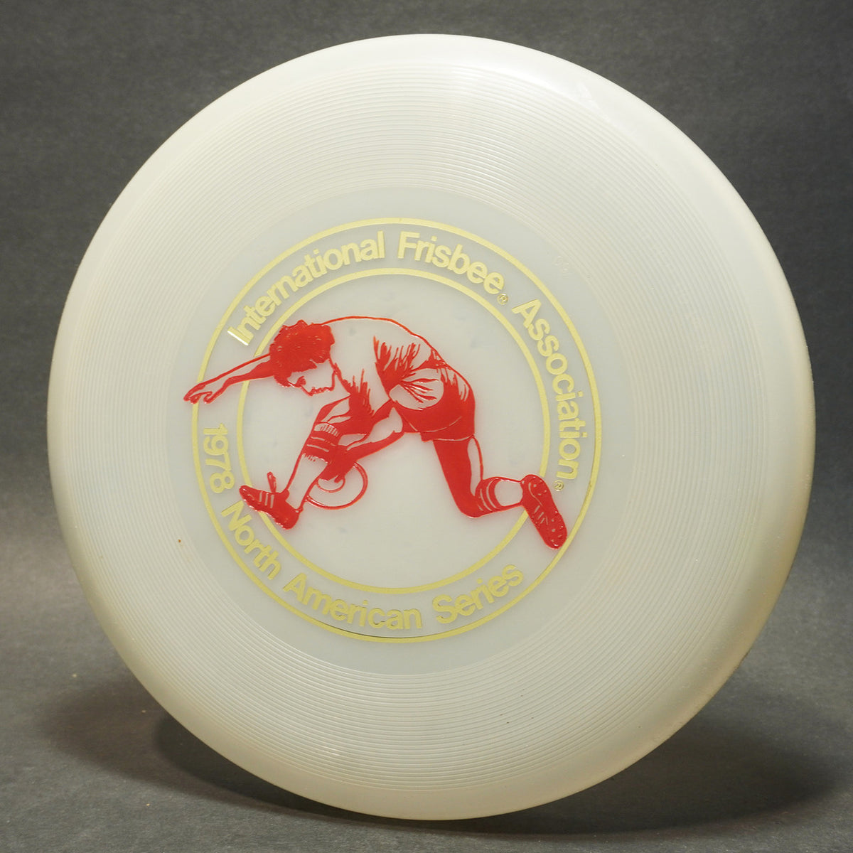 Wham-O 1978 North American Series Disc, 50 Mold Clear w/ Red Marini 141g #4