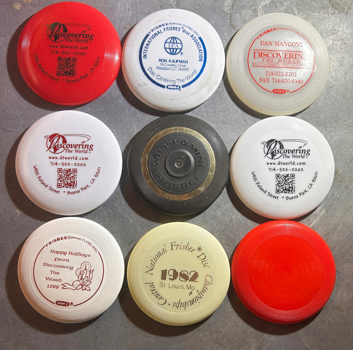 Wham-O Mini 9-Disc Set Featuring DTW
