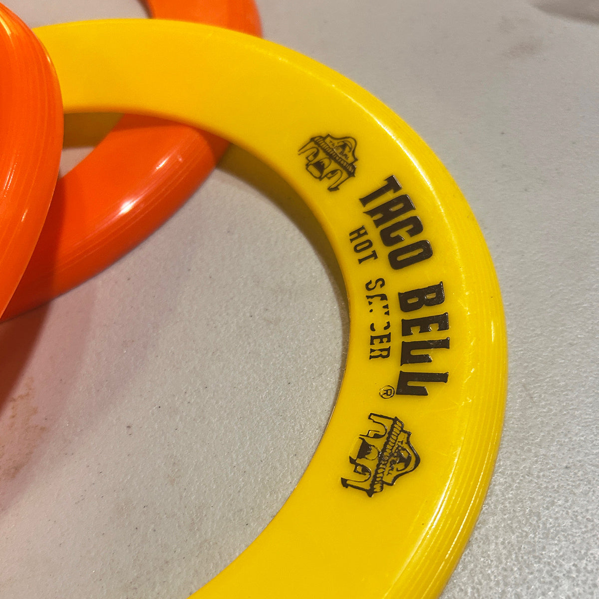 Whiz Rings Taco Bell Hot Saucer Set of 3