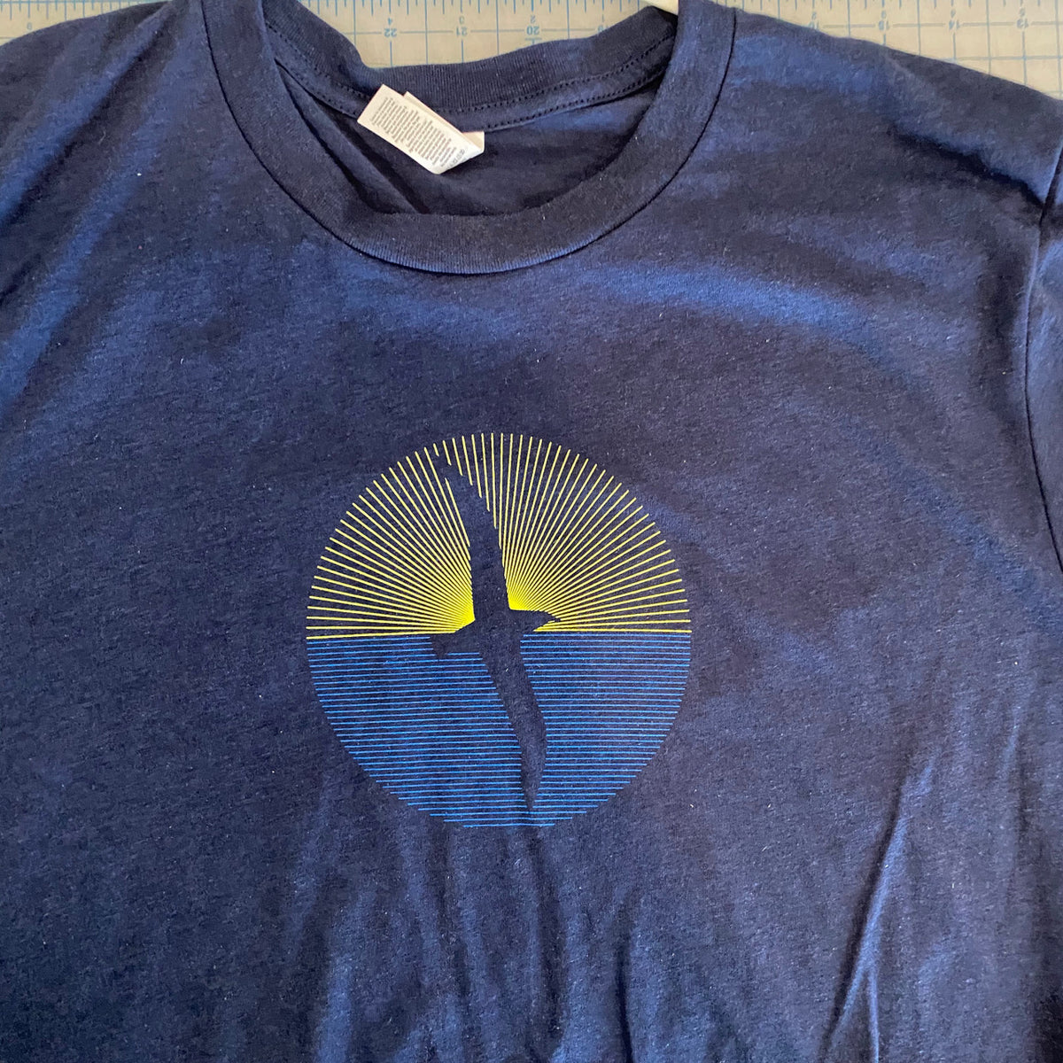 Fly the Sky T-Shirt Long Sleeve Retro Bird Design 1980s Freestyle Re-Print