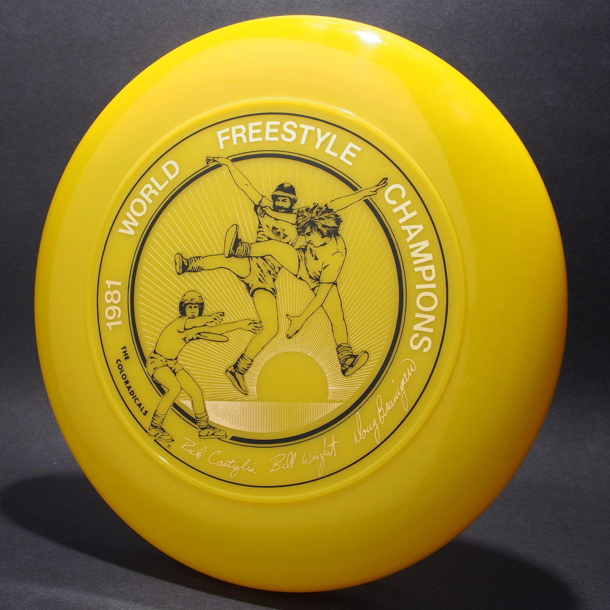 Discraft Sky-Styler Coloradicals 81 World Freestyle Yellow