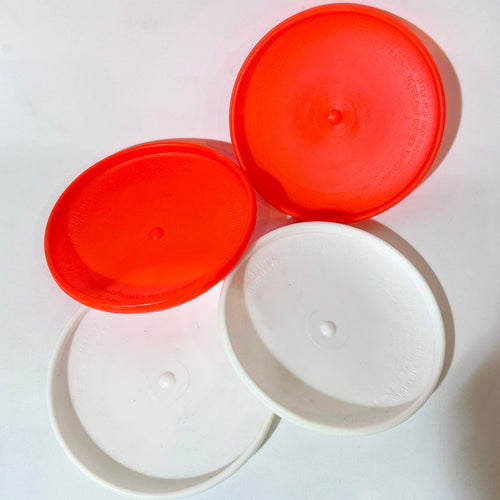 Bundle of 4 Blank Older Mini Frisbees - #9