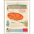 EARLY FLYIN-SAUCER POSTER PROMOTIONAL PRINT - CLASSIC ART FRISBEE DISC