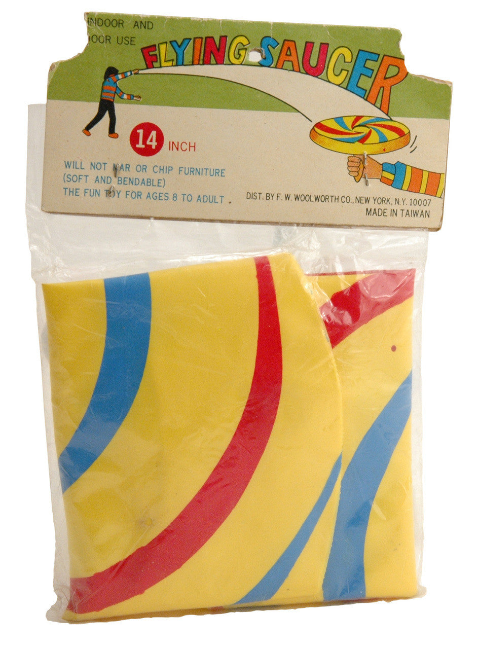 Flying Saucer Blowup Flying Disc Woolworth Brand