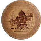 Wood Engraved Ultimate Frisbee Trophy / Award