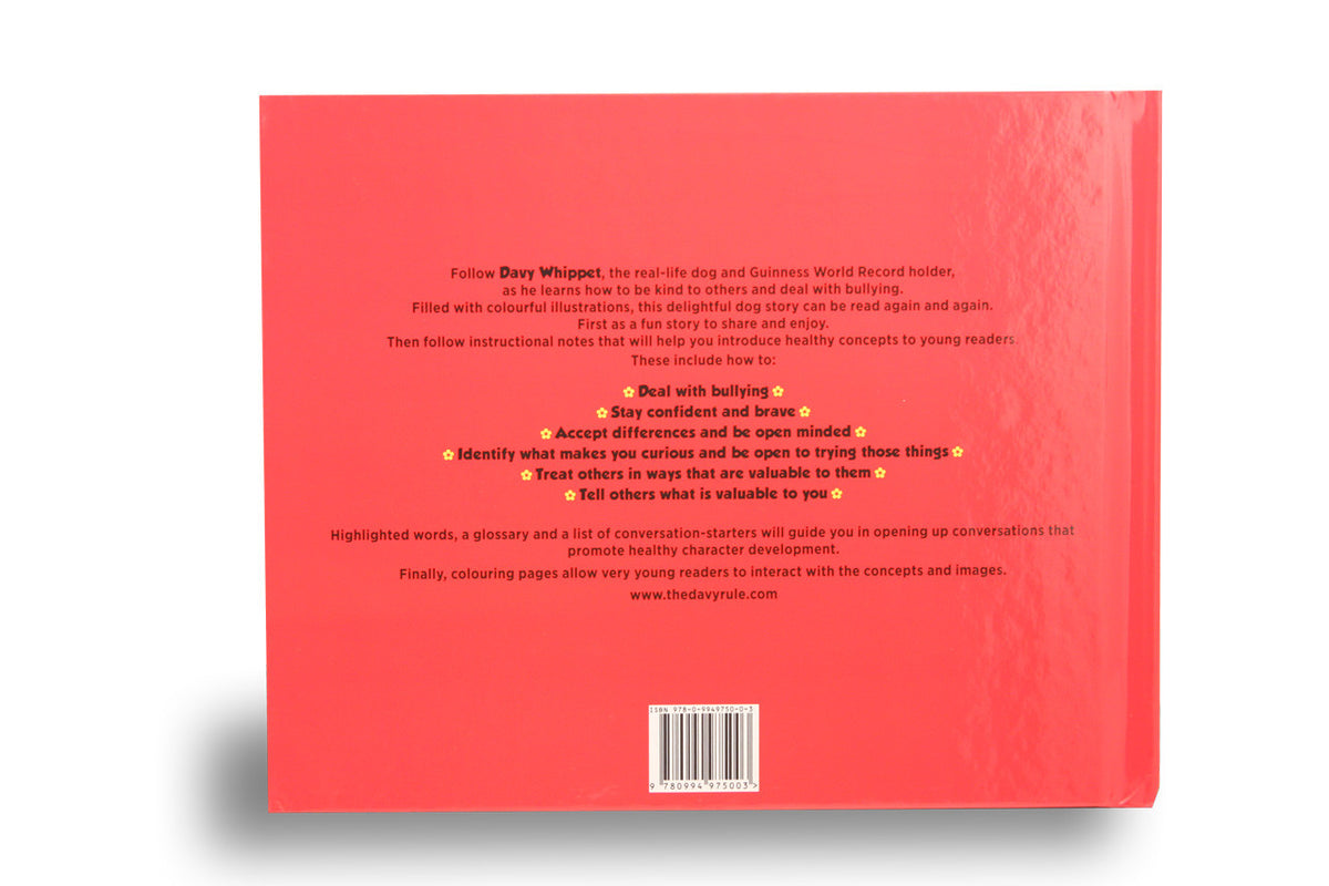 The DAVY RULE PICTURE BOOK - Disc & Frisbee Themed Story for Kids